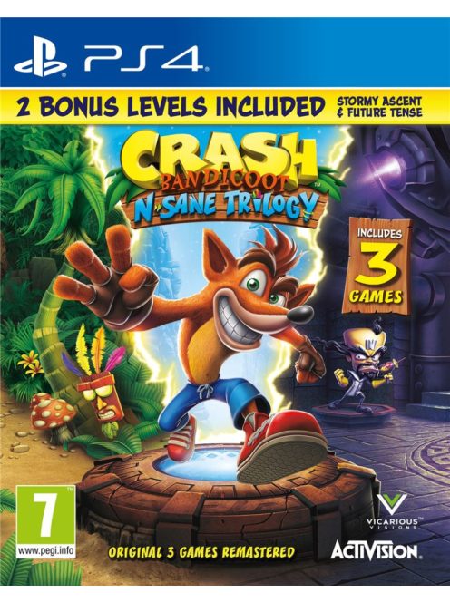  PS4 Crash Bandicoot N Sane Trilogy Használt Játék