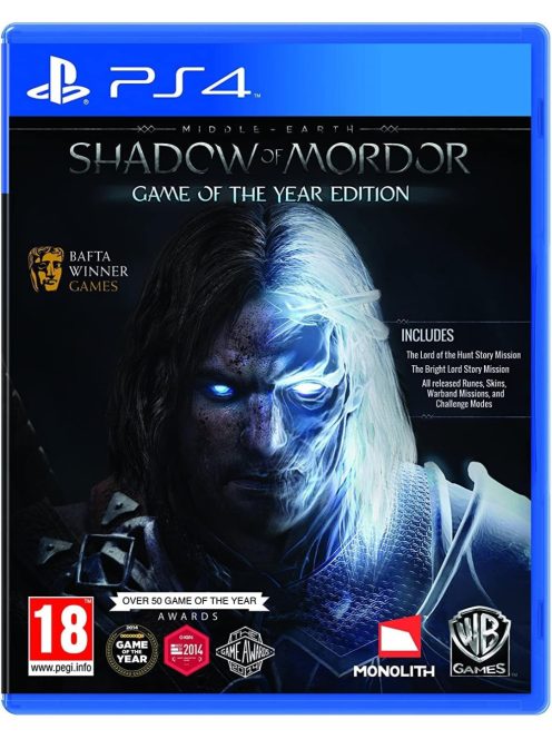 PS4 Shadow of Mordor GOTY Használt Játék