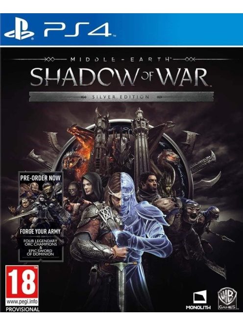 PS4 Middle Earth Shadow Of War Használt Játék