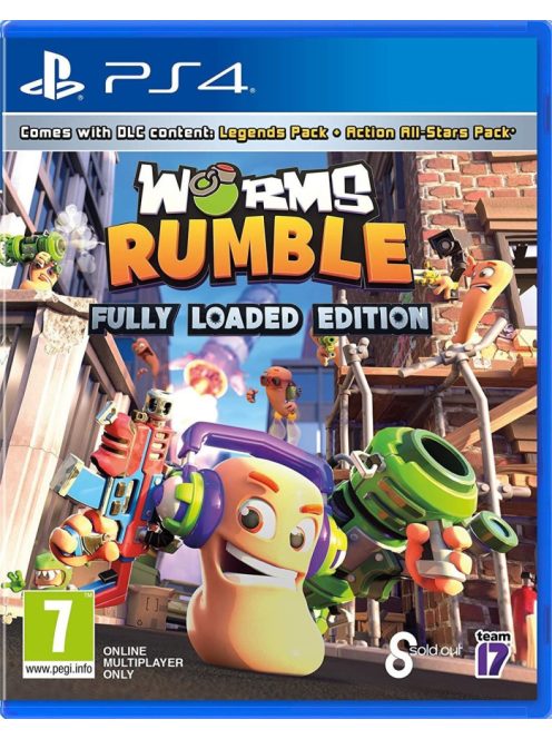 PS4 WORMS Rumble Fully Loaded Edition ÚJ Játék